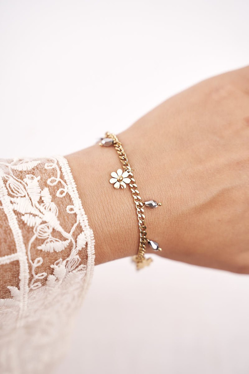 Жіночий браслет Celebrity Gold Clover Daisy