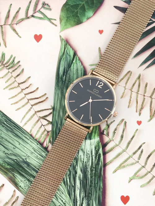 Даріо Рене рожеве золото 36 мм