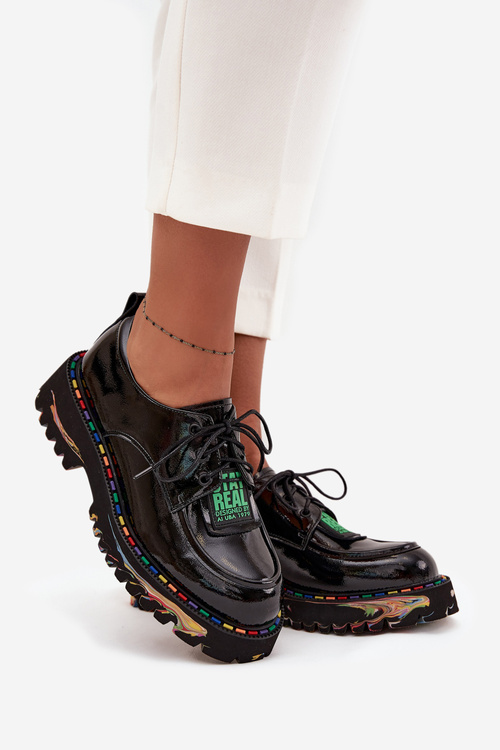 Лаковані шкіряні жіночі туфлі Artiker 57C0172 Чорні