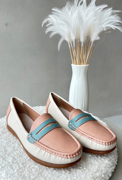 Жіночі рожеві мокасини зі штучної шкіри Vikitara