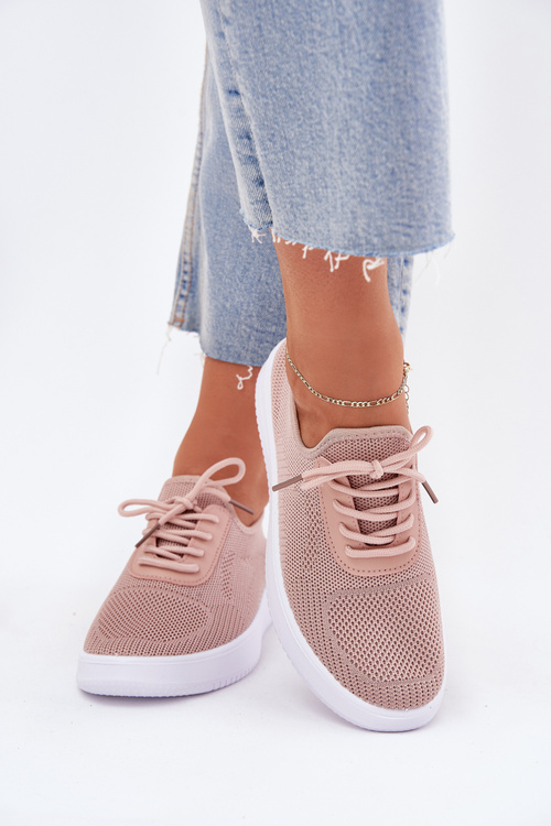 Тканинні Спортивні Черевики На Платформі Жіночі Рожеві Калира