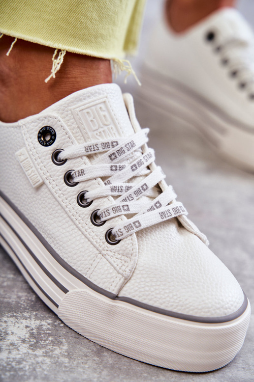 Низькі жіночі кросівки Big Star KK274014 Білі