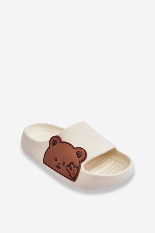 Легкі пінопластові гірки з білим ведмедиком Тоді