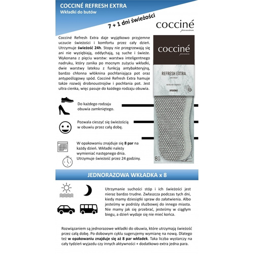 Прокладки Coccine Refresh Extra Refreshing 8 пар
