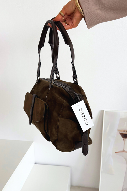 Сумка з еко замшу Khaki Gressa