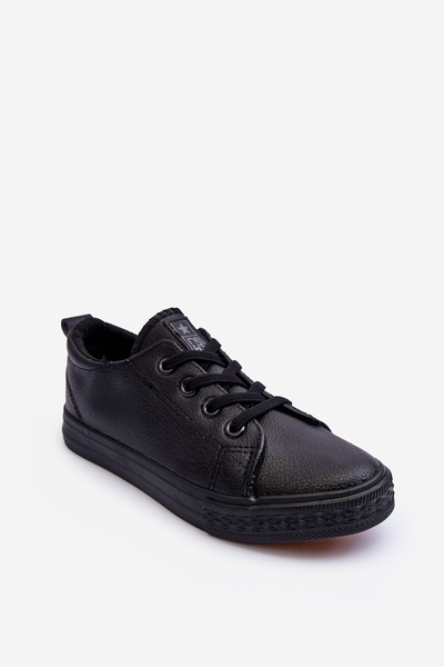 Дитячі шкіряні кросівки Black Poliana