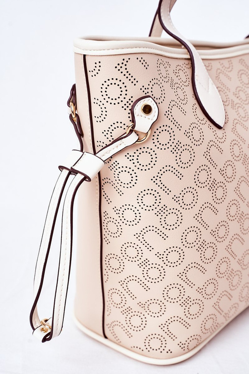 Ажурна сумка через плече NOBO K3160 Бежева
