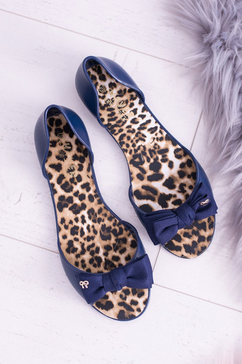 Темно-сині гумові жіночі балетки Cocard Victoria