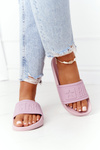 Жіночі тапочки Big Star HH274A041 Powder Pink