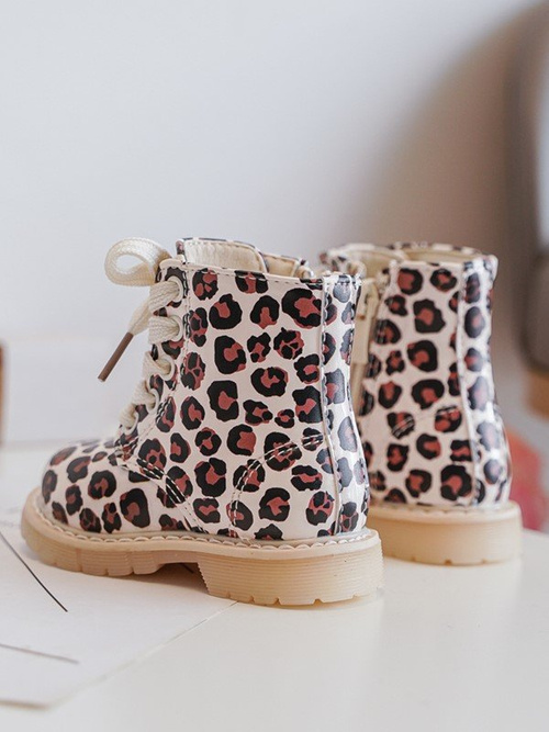 Чоботи дитячі утеплені на блискавці Доліда бежево-коричневі