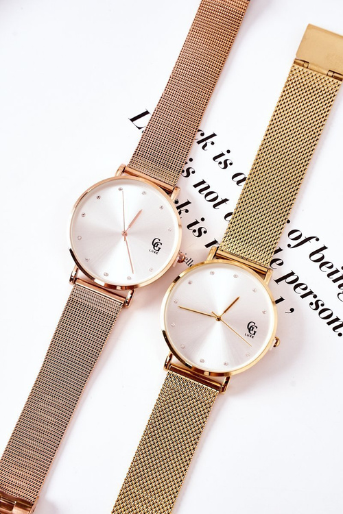 Годинник із великим циферблатом GG Luxe Gold