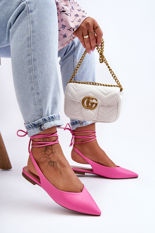 Жіночі мереживні балетки Pink Lilly Ann