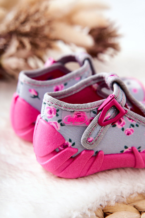 Черевики Befado Bunny 110P425 Сіро-рожеві