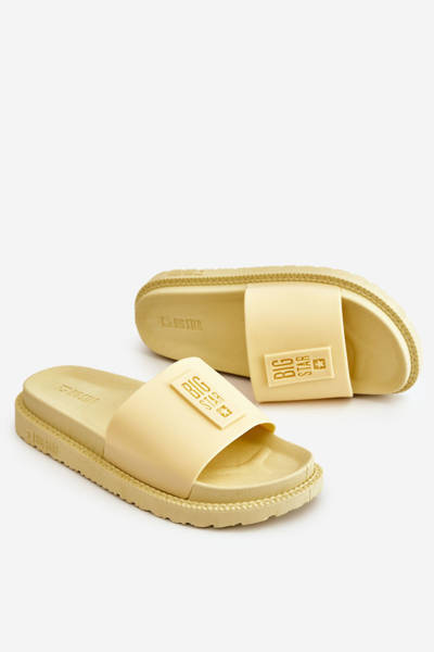 Жіночі тапочки Big Star LL274427 Жовті