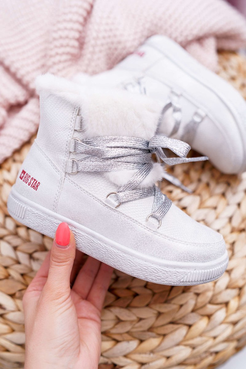 Big Star White EE374079 Дитячі пінетки для дівчинки білі EE374079
