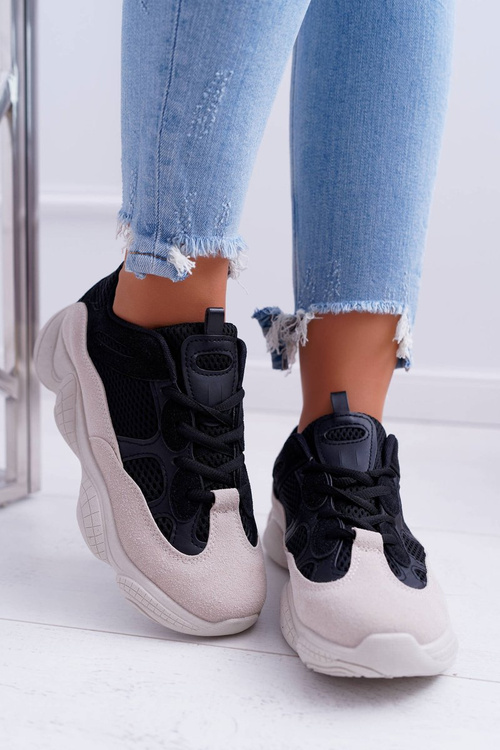 Спортивне жіноче взуття Airy Fabric Black Beige Thai