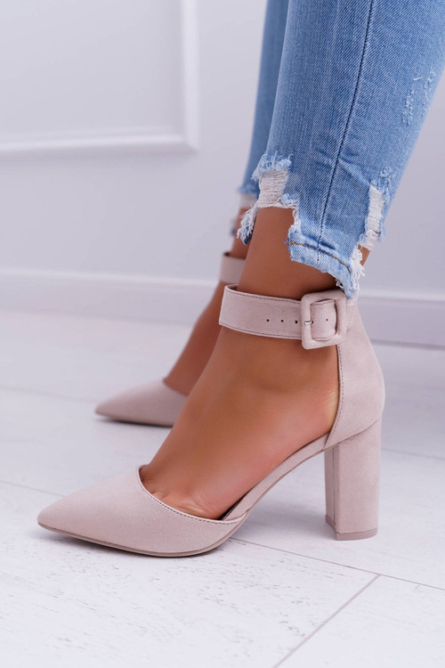 Жіночі туфлі на шпильці Beige Domine