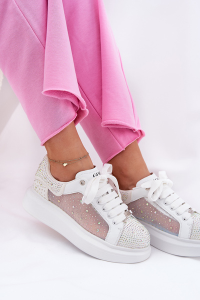 Декоровані кросівки на платформі GOE NN2N4021 чорні