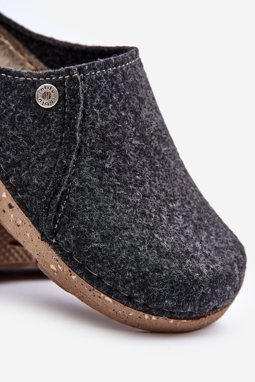 Чоловіче домашнє взуття Тапочки Inblu MT000011 Graphite