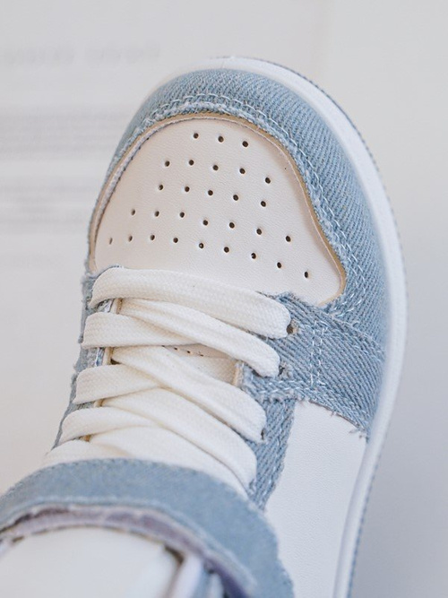 Дитяче спортивне взуття Джинси біло-блакитні Milara