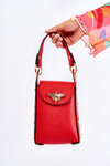 Маленька жіноча сумочка з орнаментом Ellies Red