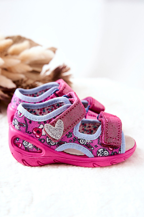 Босоніжки Befado Velcro 065X147 Рожеві