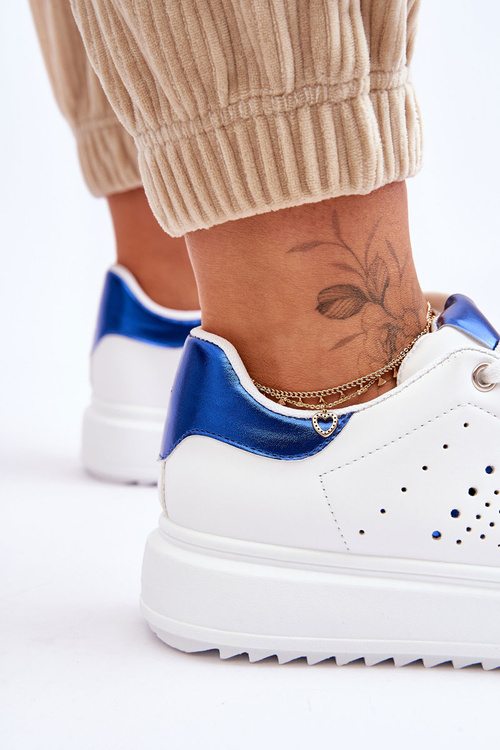 Жіноче спортивне взуття синьо-біле Be First!