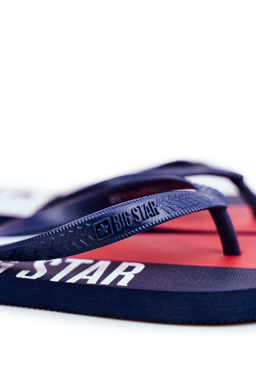 Чоловічі шльопанці Big Star Navy FF274A454