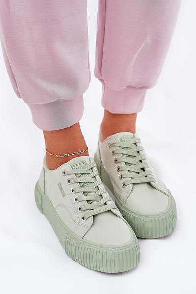 Жіночі текстильні кросівки Big Star RR274408 зелені