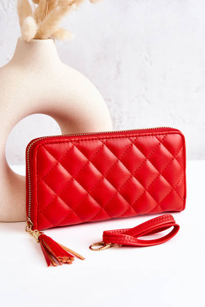 Великий стьобаний гаманець з бахромою Red Selley