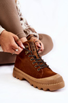 Замшеві теплі черевики Big Star KK274520 Коричневий 