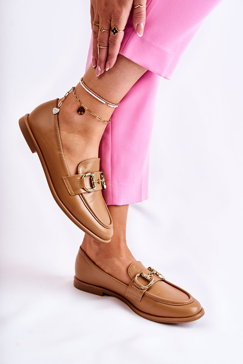 Жіночі шкіряні лофери Camel Coriso