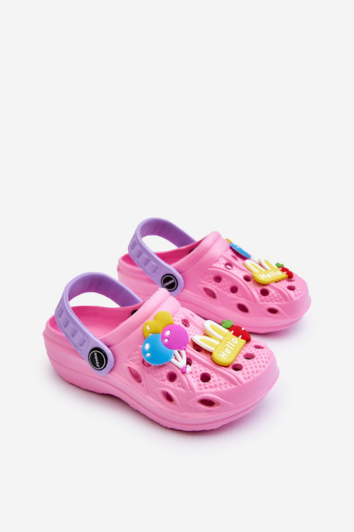 Дитячі поролонові легкі босоніжки Crocs Pink Sweets