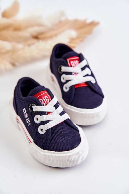 Дитячі низькі кросівки Big Star JJ374163 Темно-сині
