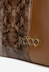 Сумка-шопер Тваринний візерунок NOBO BAG5740-M17 Коричнева