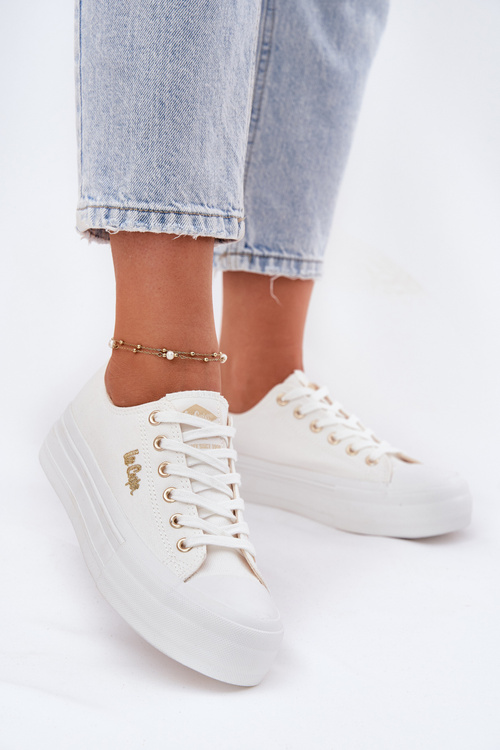 Жіночі Кросівки На Платформі Lee Cooper LCW-25-02-3289 Білі