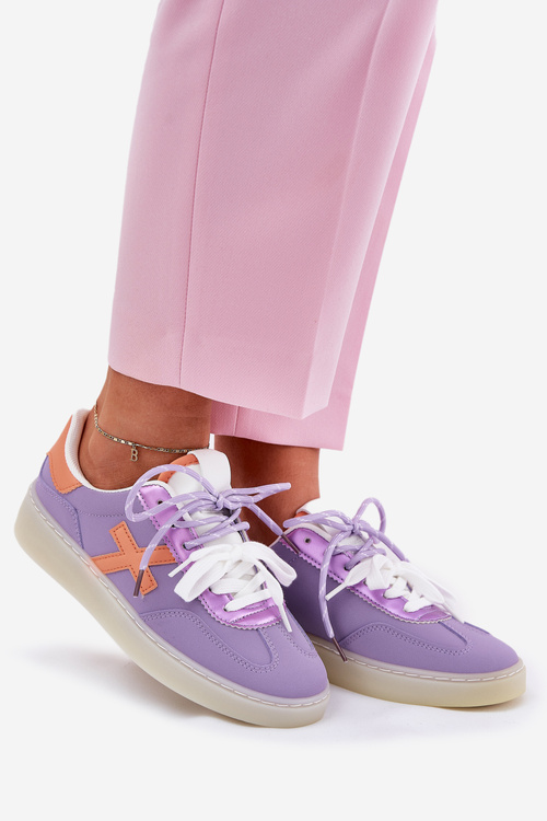 Низьке Жіноче Спортивне Взуття Фіолетове Zelevelis