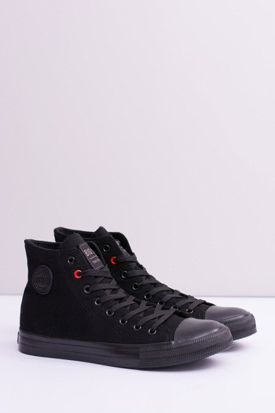 Чоловічі чорні кросівки Big Star High T174111