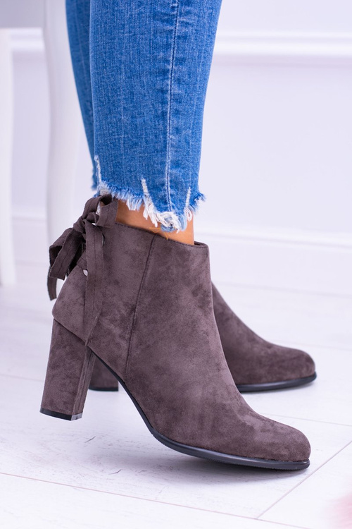 Чоботи на шпильці Sergio Leone Coffee Suede Symphony