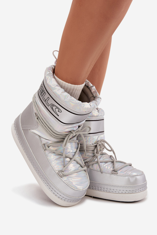 Жіночі зимові черевики на шнурівці O'NEILL LISA WOMEN HIGH 90253012.99S Срібний