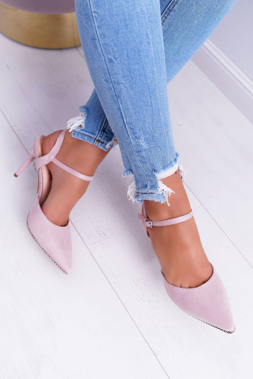 Жіночі туфлі на високому каблуці з покриттям на шпильці Рожеві тенденції