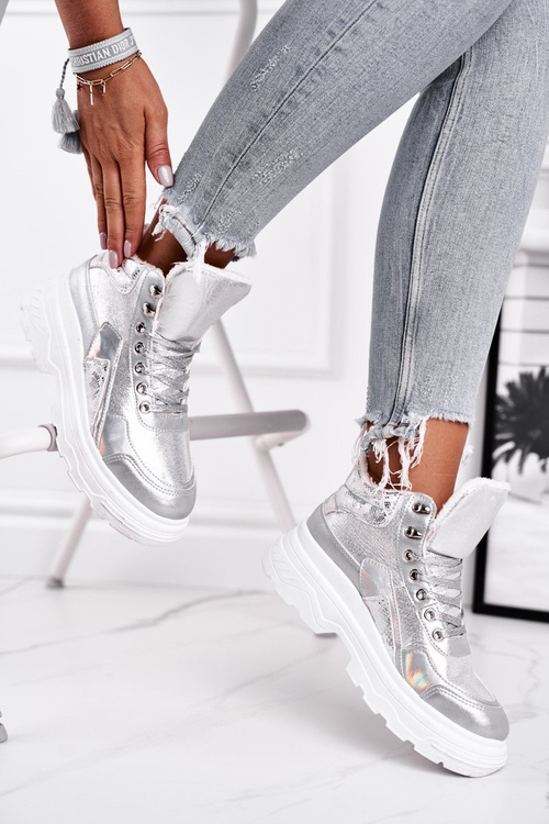 Жіноче спортивне взуття Warm High Silver Davan