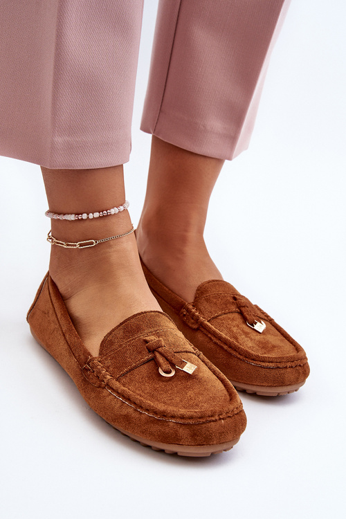 Жіночі замшеві класичні мокасини Camel Ontala
