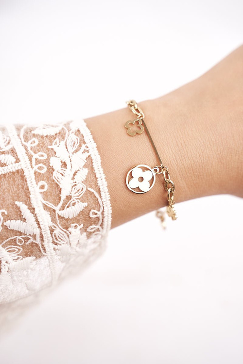 Жіночий браслет Celebrity Gold Clover Bellissimo