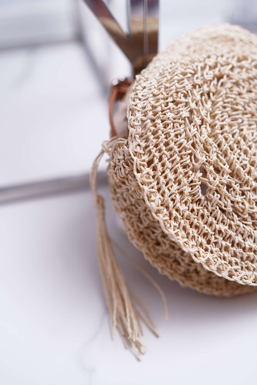 Бежева плетена сумочка Octario