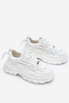 Спортивне взуття на масивній платформі GOE LL2N4029 біле