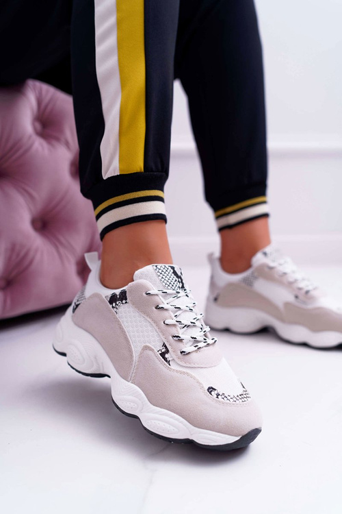 Спортивне жіноче замшеве взуття White Snake Leather Lollipop