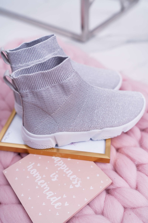 Дитяче молодіжне спортивне взуття Brocade Silver Deva