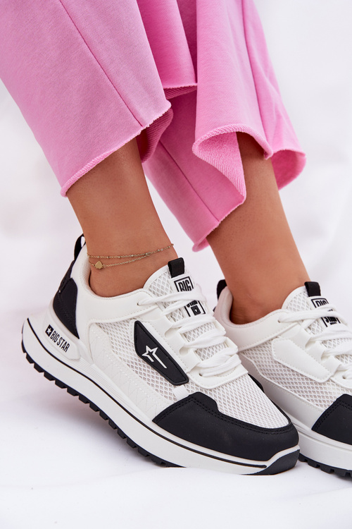 Жіноче Спортивне Взуття На Платформі Big Star RR274A223 HI-POLY SYSTEM Чорний-Білий