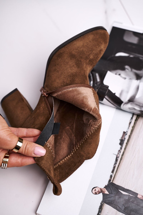 Жіночі черевики на високому каблуці Sergio Leone Olive BT508